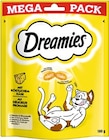 Megapack Katzenahrung Angebote von Dreamies bei REWE Ingolstadt für 2,99 €