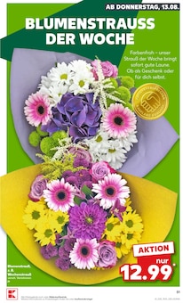 Blumen im Kaufland Prospekt "Hier bin ich richtig" mit 63 Seiten (Bremen)