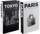 Set de 2 boîtes décoratives « livre » dans le catalogue Maxi Bazar