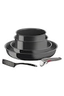 Batterie de cuisine Tefal Lot 6 pieces Ingenio Renew Ceramique Induction L2609602 - Tefal en promo chez Darty Batterie de cuisine Tefal Lot 6 pieces Ingenio Renew Ceramique Induction L2609602 - Tefal dans le catalogue Darty