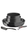 Batterie de cuisine Tefal Lot 6 pieces Ingenio Renew Ceramique Induction L2609602 - Tefal en promo chez Darty Batterie de cuisine Tefal Lot 6 pieces Ingenio Renew Ceramique Induction L2609602 - Tefal dans le catalogue Darty