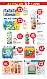 Promos Eau Minérale dans le catalogue "Super U" de Super U Eau Minérale en promo dans le catalogue Super U à la page 19