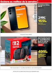 Smartphone Angebote im Prospekt "70 % D’ÉCONOMIES SUR UNE SÉLECTION DE PRODUITS D'HYGIÈNE" von Carrefour auf Seite 65