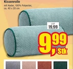 wohnen & sparen Stelter Warendorf - Kissenrolle Angebot im Prospekt Kissenrolle bei wohnen & sparen Stelter im Warendorf Prospekt für 9,99 €