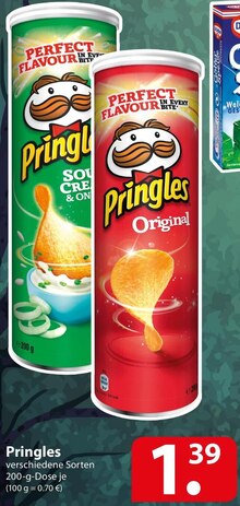 Pringles bei famila Nordost in Delmenhorst Pringles im Angebot bei famila Nordost Delmenhorst für 1,39 €
