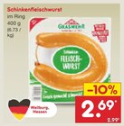 Netto Marken-Discount Bickenbach - Schinkenfleischwurst Angebot im Prospekt Schinkenfleischwurst bei Netto Marken-Discount im Bickenbach Prospekt für 2,69 €
