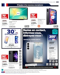 Offre Tablette Samsung dans le catalogue Carrefour du moment à la page 21