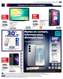 Promotion Lit dans le prospectus Carrefour, valable du 30/09/2025 au 20/10/2025 Promo Lit dans le catalogue Carrefour du moment à la page 21