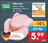 Hähnchen von Einfach Fair für 5,99 € bei Netto Marken-Discount im Angebot Hähnchen von Einfach Fair im aktuellen Netto Marken-Discount Prospekt