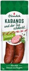 Aktuelle Mettwurst Angebote bei REWE in Nürnberg Aktuelles Kabanos Klassik Angebot bei REWE in Nürnberg ab 1,79 €