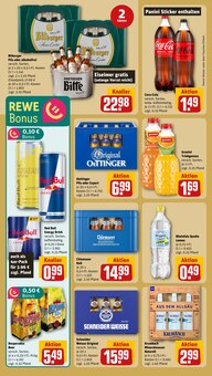 Coca Cola im REWE Prospekt "Dein Markt" mit 34 Seiten (Augsburg)