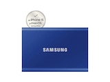 Portable SSD T7 PC/Mac Festplatte, 1 TB SSD, extern, Indigo blue von SAMSUNG für 99,99 € bei MediaMarkt Saturn im Angebot Portable SSD T7 PC/Mac Festplatte, 1 TB SSD, extern, Indigo blue von SAMSUNG im aktuellen MediaMarkt Saturn Prospekt
