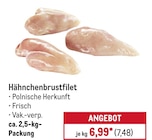 Hähnchenbrustfilet im METRO Prospekt Hähnchenbrustfilet von im aktuellen METRO Prospekt für 7,48 €