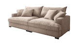 TRIBECCA - Big Sofa Cord beige - 242 cm - Nosagunterfederung im aktuellen Prospekt bei Die Möbelfundgrube in Biebelsheim