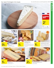 Promotion Comté dans le prospectus Carrefour, valable du 25/08/2025 au 08/09/2025 Promo Comté dans le catalogue Carrefour du moment à la page 35