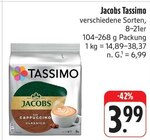 Tassimo im Angebot bei EDEKA in Bamberg Tassimo Angebote von Jacobs bei EDEKA Bamberg für 3,99 €