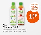 Aloe Vera Drink im Angebot bei tegut in Würzburg Aloe Vera Drink Angebote von Aleo bei tegut Würzburg für 1,49 €