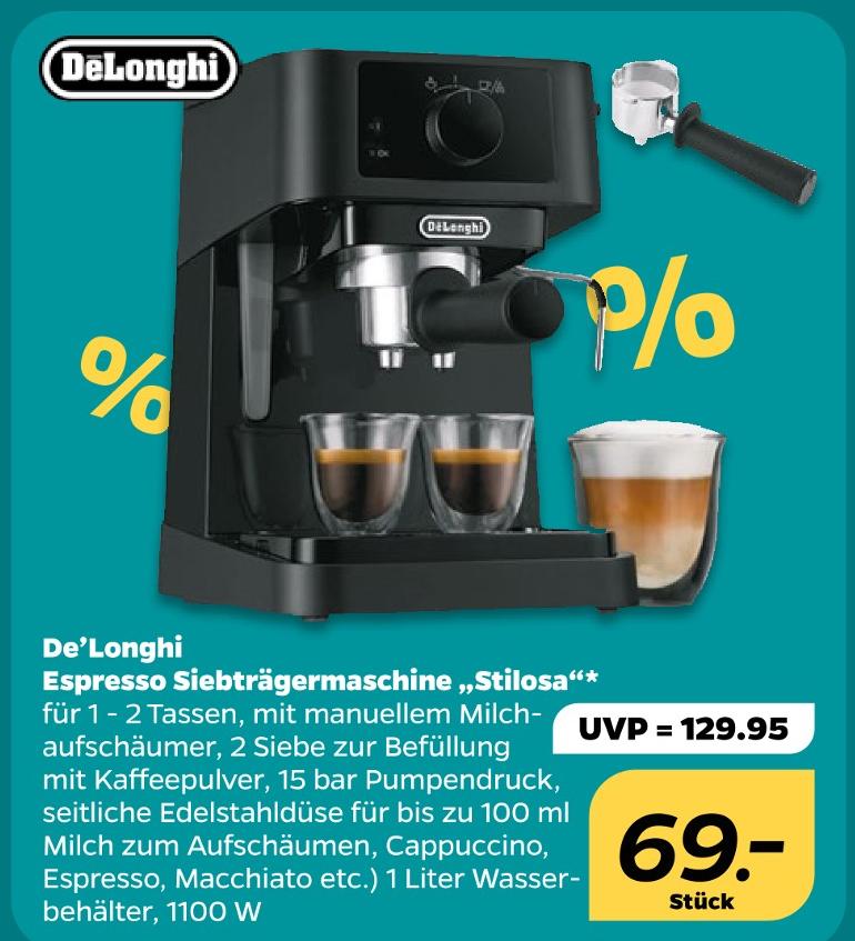 Espresso Siebträgermaschine „Stilosa“