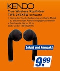 True Wireless Kopfhörer TWS 24EXSW schwarz Angebote von KENDO bei expert Hürth für 9,99 €