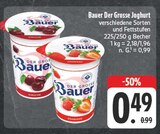 Der Grosse Joghurt im Angebot bei EDEKA in Zwickau Der Grosse Joghurt Angebote von Bauer bei EDEKA Zwickau für 0,49 €
