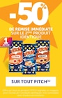 Super U Brou - Promo -50% de remise immédiate sur le 2ème produit identique sur tout Pitch Promo -50% de remise immédiate sur le 2ème produit identique sur tout Pitch à dans le catalogue Super U à Brou