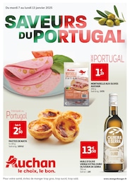 Prospectus Auchan Supermarché à Terrasson-Lavilledieu, "SAVEURS DU PORTUGAL", 8 pages, 07/01/2025 - 13/01/2025