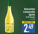 Limoncello Spritz im Angebot bei EDEKA in Straubing Limoncello Spritz Angebote von Vescovino bei EDEKA Straubing für 2,49 €