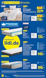 Lidl Boxspringbett im Prospekt 