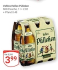 Helles Pülleken im Angebot bei GLOBUS in Saarbrücken Helles Pülleken Angebote von Veltins bei GLOBUS Saarbrücken für 3,99 €