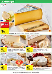 Promotion Comté dans le prospectus Carrefour, valable du 10/03/2026 au 23/03/2026 Promo Comté dans le catalogue Carrefour du moment à la page 27
