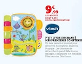 P'tit livre enchanté mes premières comptines - VTECH - Super U P'tit livre enchanté mes premières comptines - VTECH à 9,99 € dans le catalogue Super U