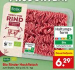 Aktuelles Bio Rinder Hackfleisch Angebot bei Netto Marken-Discount in Saarbrücken ab 6,29 €