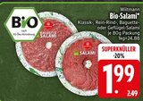 Bio-Salami Angebote von Wiltmann bei EDEKA Kaufbeuren für 1,99 €