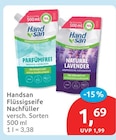 Flüssigseife Nachfüller von Handsan im aktuellen budni Prospekt