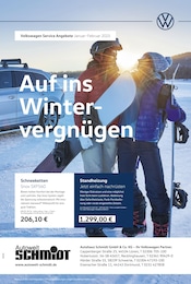 Volkswagen Prospekt für Lünen: "Auf ins Wintervergnügen", 1 Seite, 01.01.2025 - 28.02.2025