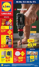 Lidl Bohrmaschine im Prospekt 