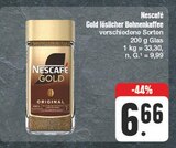 Gold löslicher Bohnenkaffee Angebote von Nescafé bei EDEKA Hoyerswerda für 6,66 €