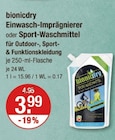 Einwasch-Imprägnierer oder Sport-Waschmittel von bionicdry im aktuellen V-Markt Prospekt für 3,99 €