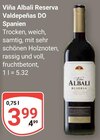 Reserva Angebote von Viña Albali bei GLOBUS Duisburg für 3,99 €