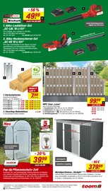 Aktueller toom Baumarkt Prospekt mit Gartenwerkzeug, "Respekt, wer's selber macht.", Seite 3