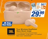 Aktuelles True Wireless Kopfhörer Wave Beam beige Angebot bei expert in Karlsruhe ab 29,99 €