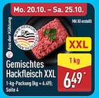 ALDI Nord Recklinghausen - Gemischtes Hackfleisch XXL Angebot im Prospekt Gemischtes Hackfleisch XXL bei ALDI Nord im Recklinghausen Prospekt für 6,49 €
