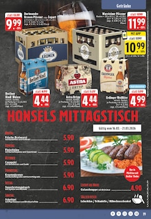 Warsteiner im EDEKA Prospekt "Aktuelle Angebote" mit 24 Seiten (Dorsten)