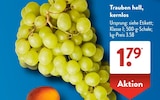 ALDI SÜD - Trauben hell, kernlos Angebot im Prospekt Trauben hell, kernlos bei ALDI SÜD im Prospekt "" für 1,79 €