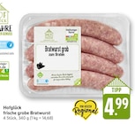 Frische grobe Bratwurst bei EDEKA im Sinsheim Prospekt für 4,99 €