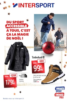 Prospectus Intersport en cours, "DU SPORT ACCESSIBLE À TOUS, C'EST ÇA LA MAGIE DE NOËL !", page 1 sur 36