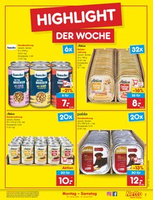 Katzenfutter im Netto Marken-Discount Prospekt "Aktuelle Angebote" mit 59 Seiten (Moers)