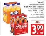 Coca-Cola im Angebot bei EDEKA in Arnstadt Coca-Cola Angebote bei EDEKA Arnstadt für 3,99 €