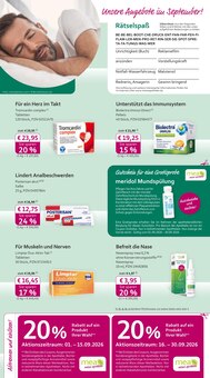 Nasenspray im aktuellen mea - meine apotheke Prospekt (Chemnitz) Nasenspray im mea - meine apotheke Prospekt "Unsere September-Angebote" mit 4 Seiten (Chemnitz)