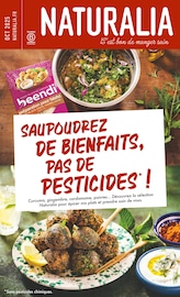 Catalogue Magasins Bio Naturalia en cours à Puilboreau et alentours, "Saupoudrez de bienfaits, pas de pesticides* !", 10 pages, 02/10/2025 - 31/10/2025